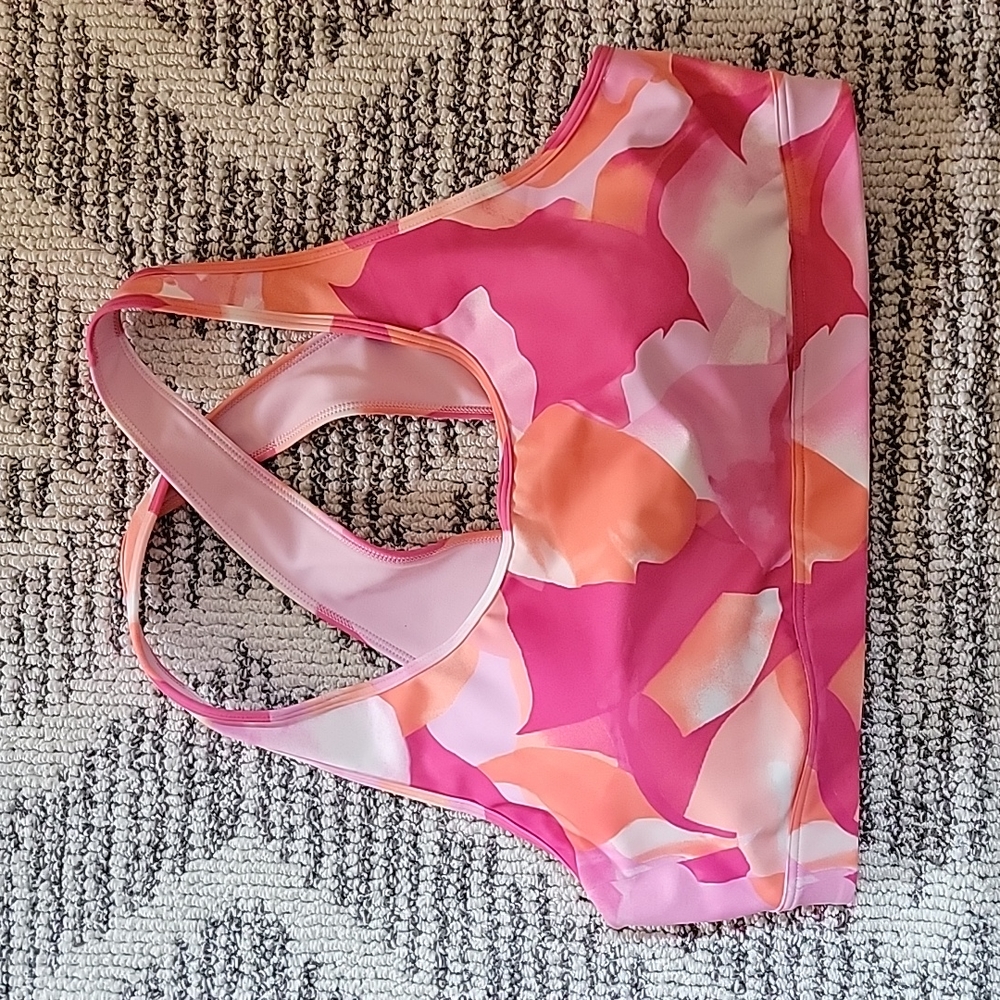 Ideology Pink‎ Medium Impact Sports Bra Size 2X